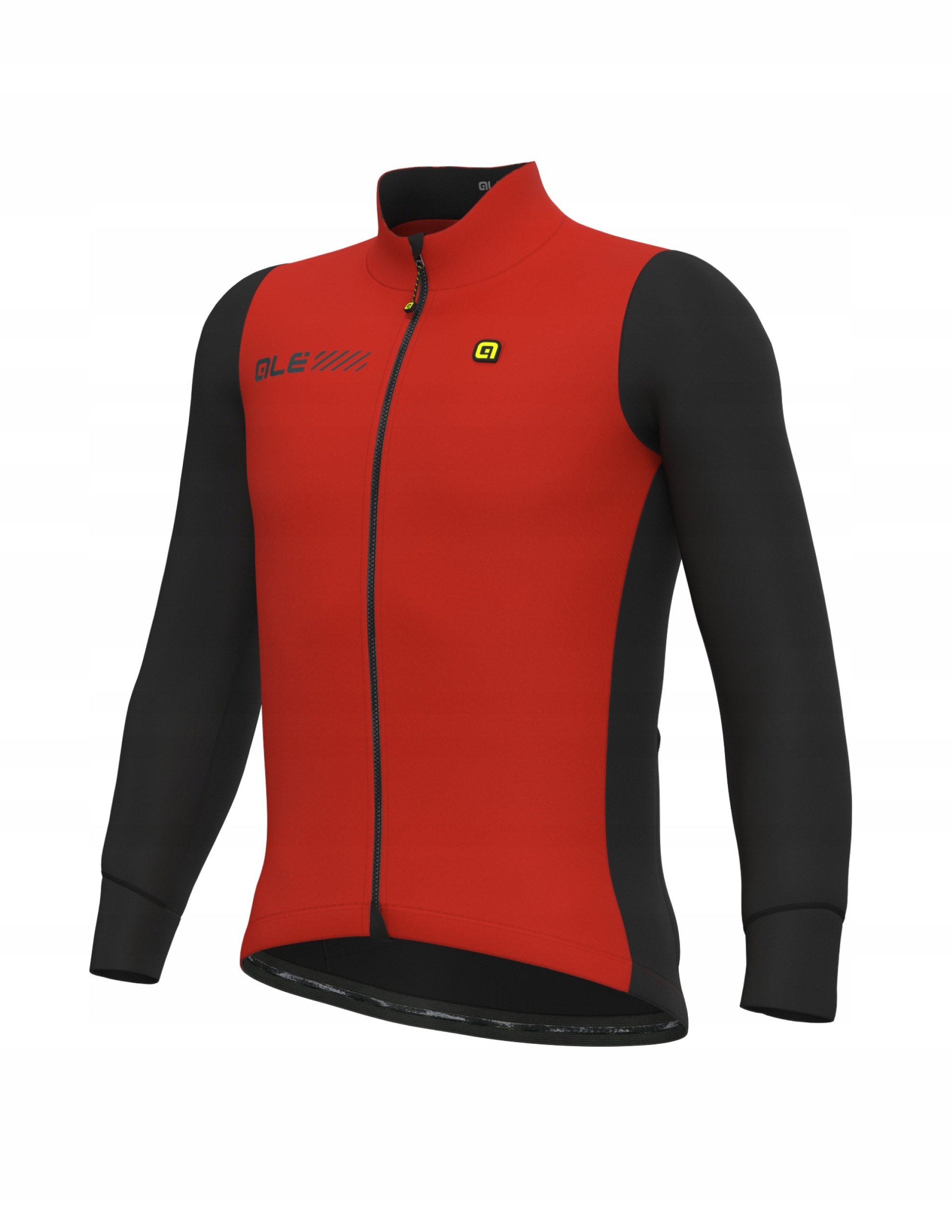 Pánská cyklistická bunda Alé Cycling Solid Fondo 2.0 XXL červeno-černá