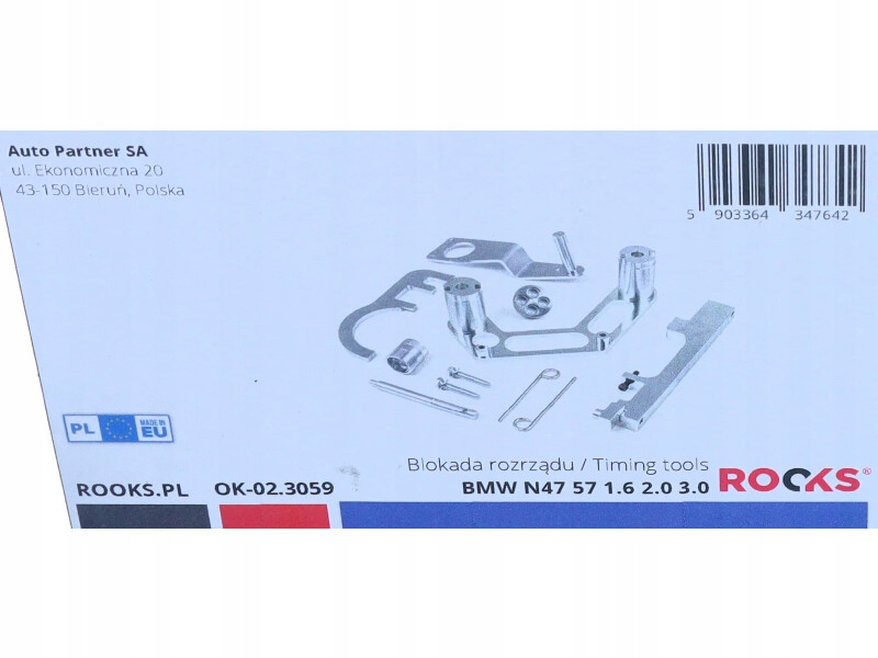 Blokovanie rozvodov Bmw n47 57 1.6 2.0 3.0 OK-02.3059 Rooks