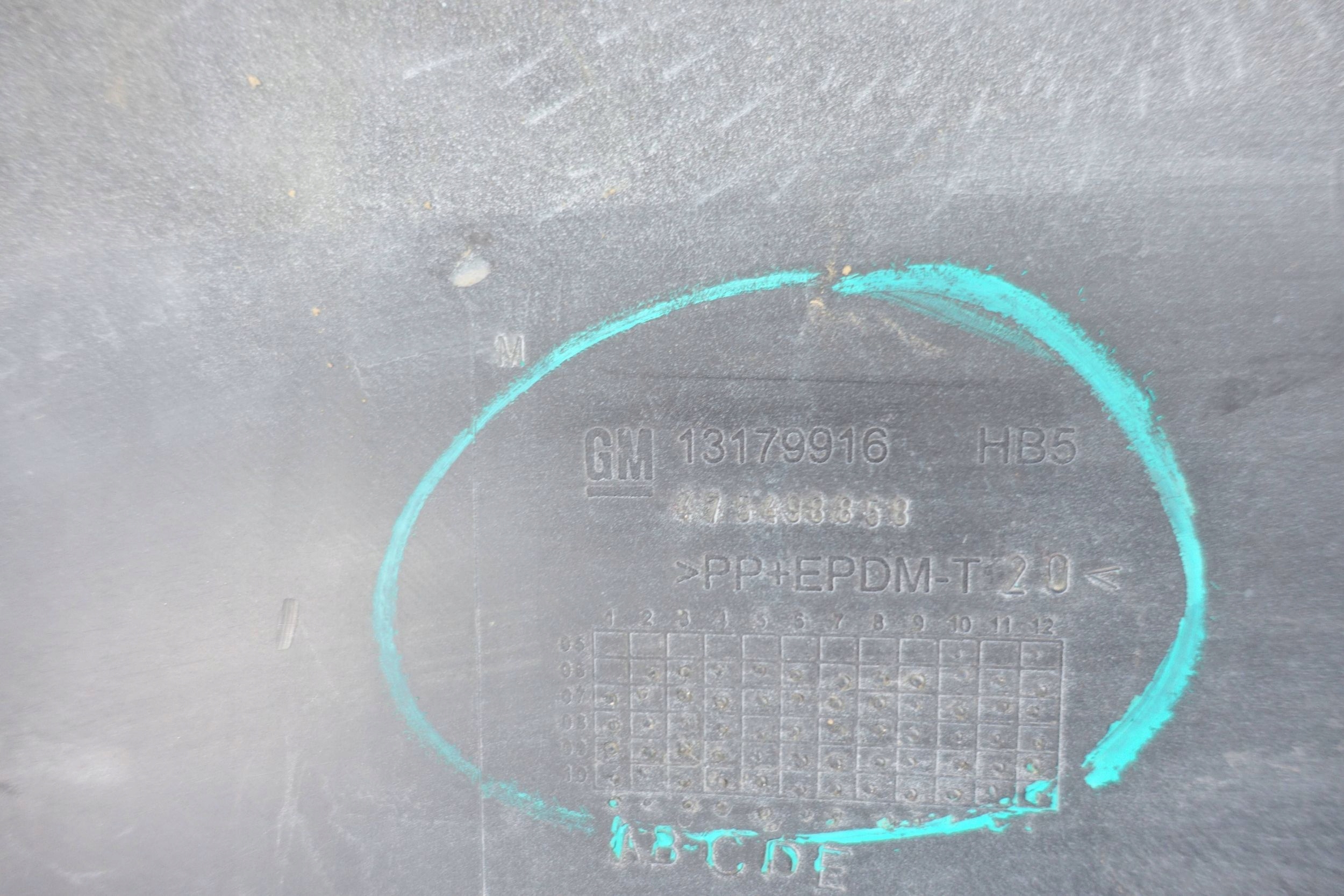 bumper rear part rear OPEL CORSA D 06-14 4XPDC 13179916