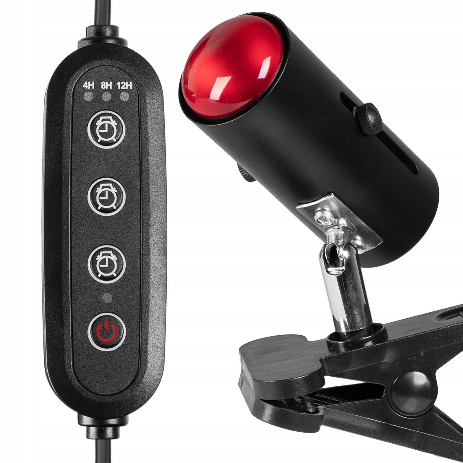 Levně Lampa, Terarijní Lampa S Časovým Programátorem, Topná Žárovka Uvb E27