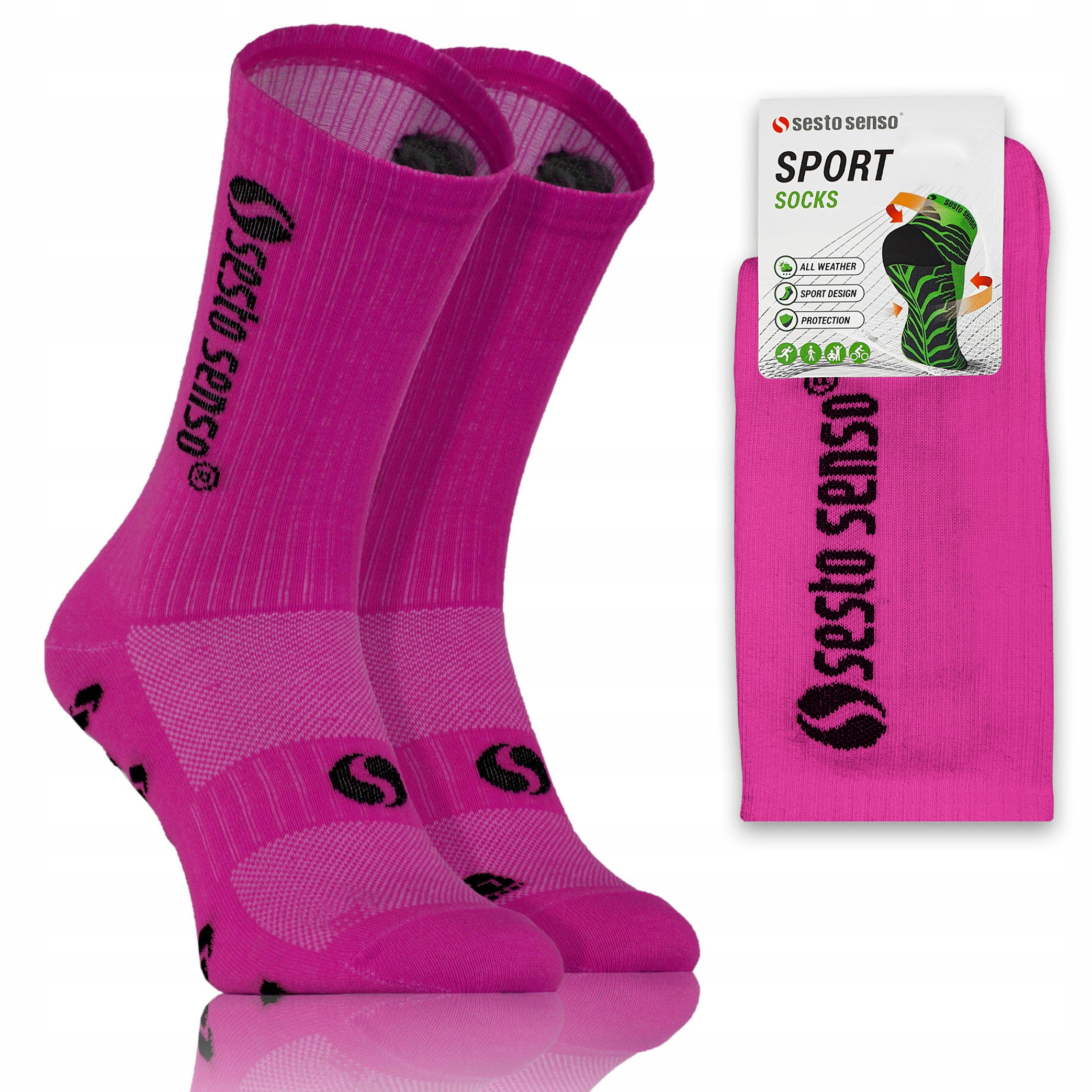 

Sesto Senso skarpety getry sportowe 39-42