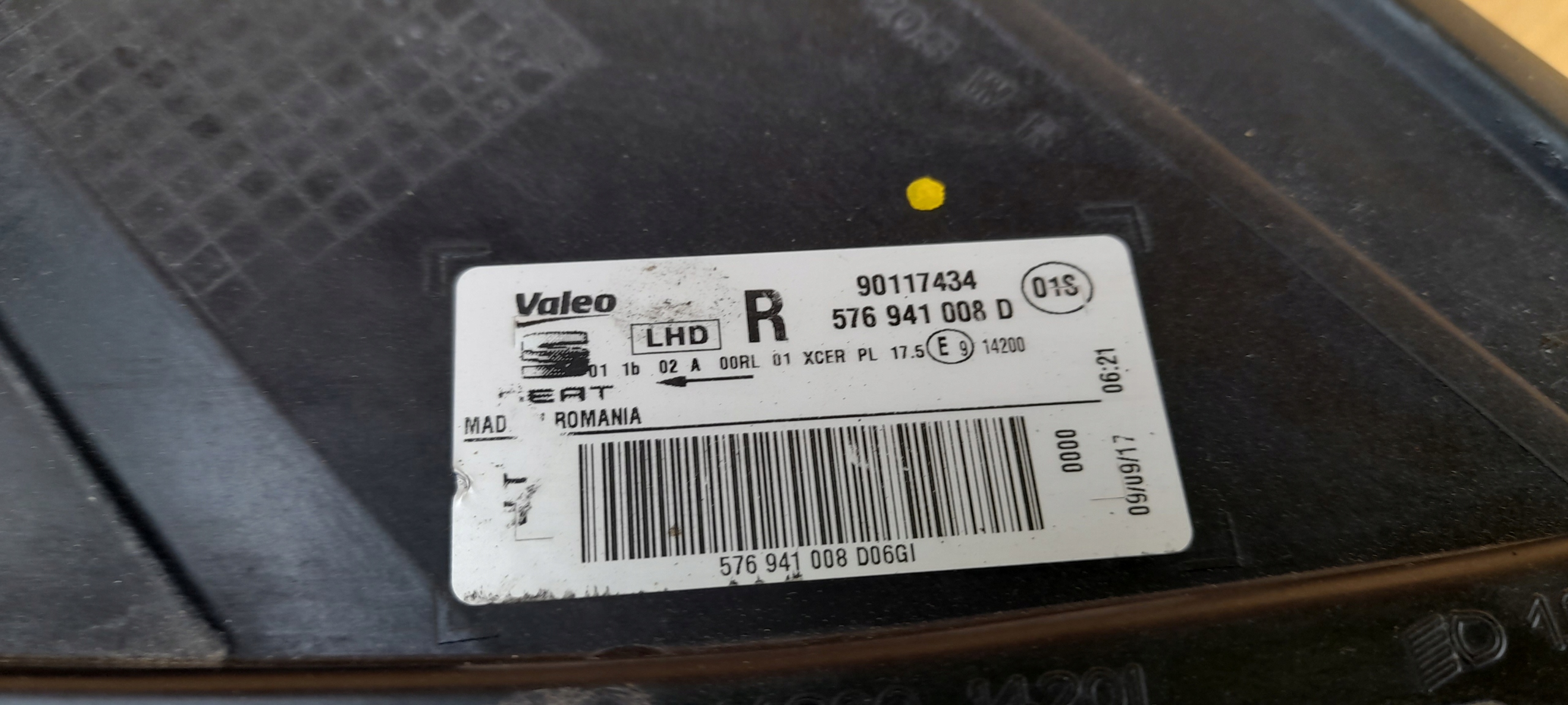 light right FULL LED SEAT ATECA 576941008D