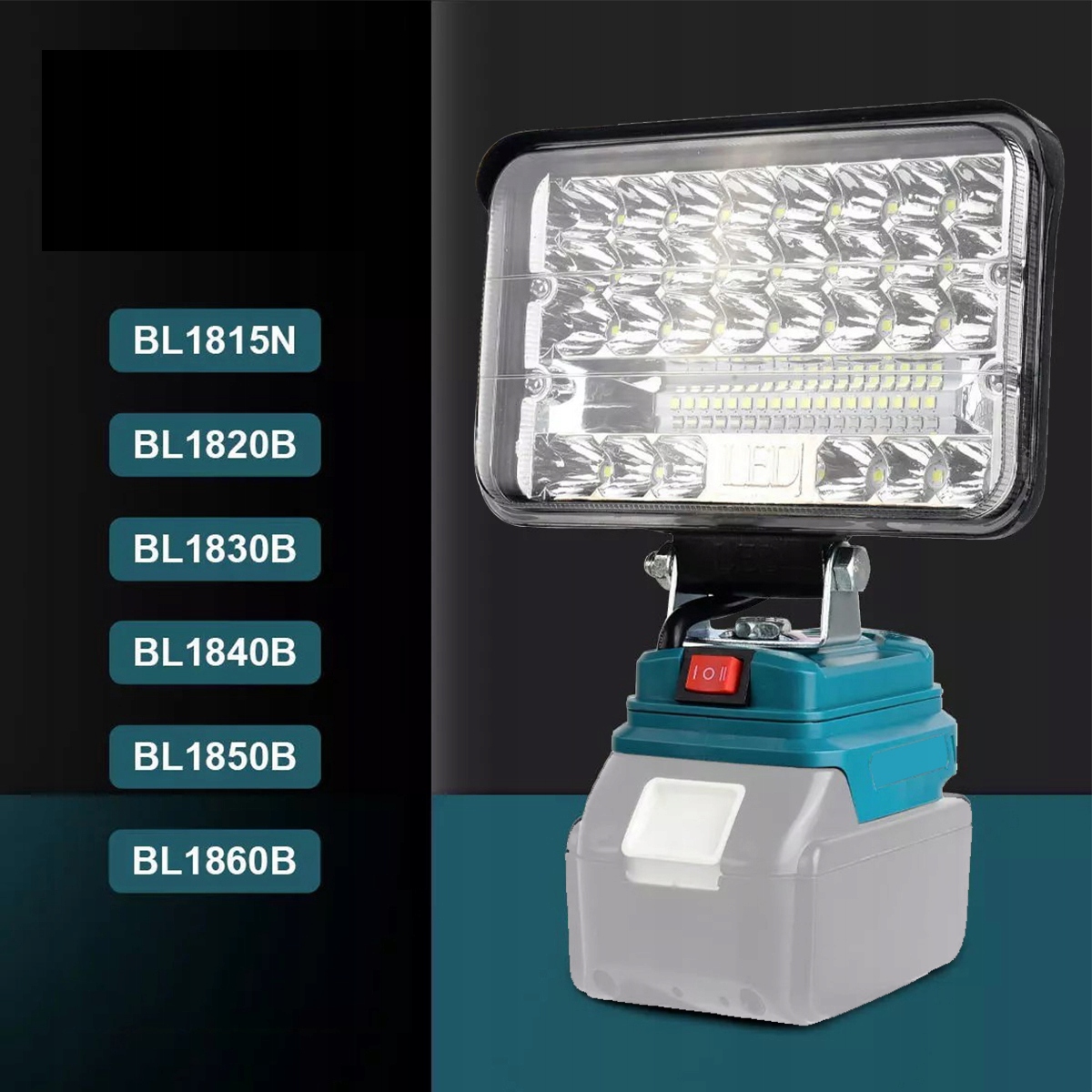 LAMPA DO MAKITA 18V ROBOCZA WARSZTATOWA HALOGEN SZPERACZ LATARKA 60W 48LED EAN (GTIN) 6942391279259