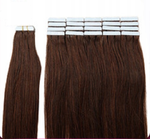 Włosy Naturalne Doczepiane Tape On 38CM 20 taśm 40 gram kanapki