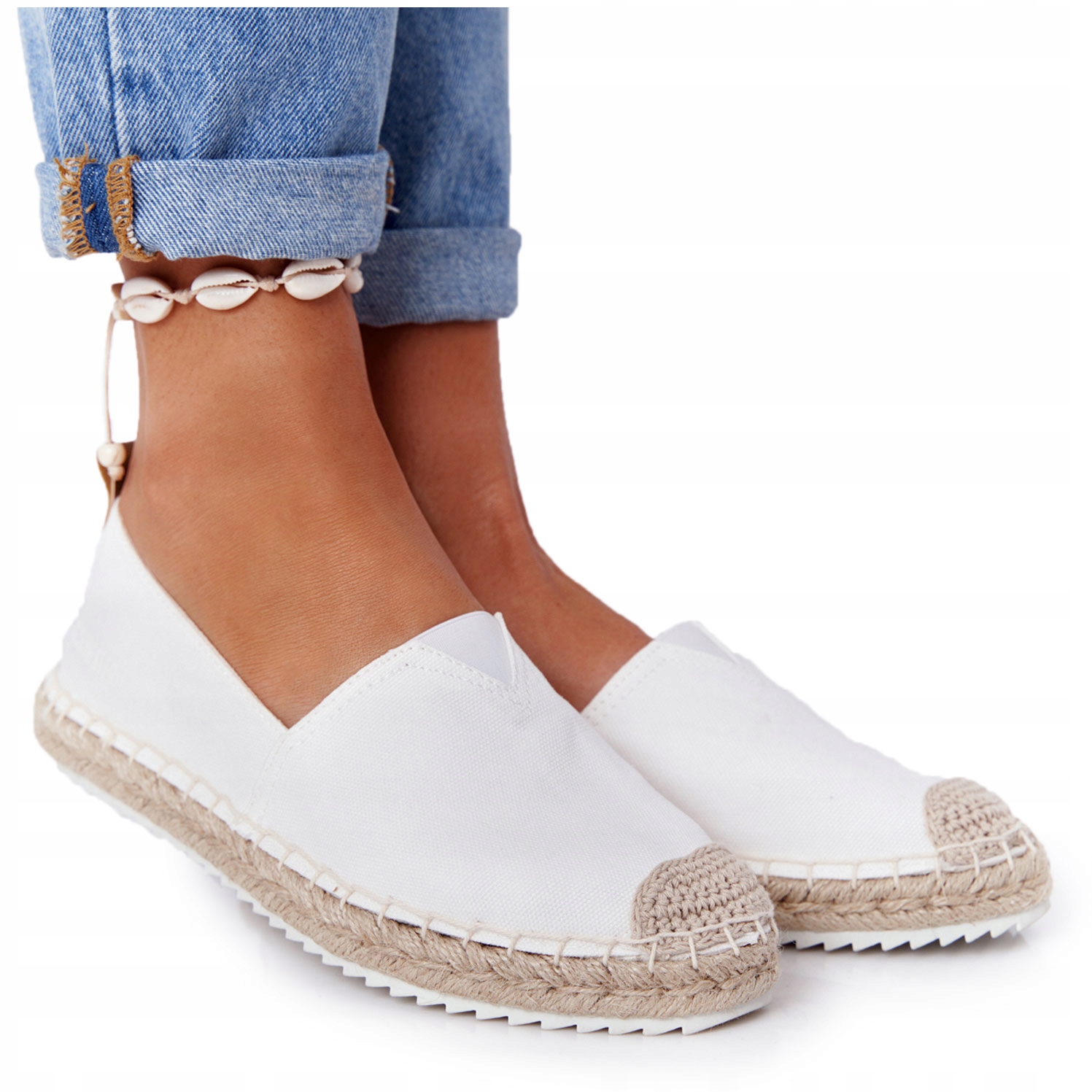 

Espadryle Big Star Plecionka HH274493 Białe 40