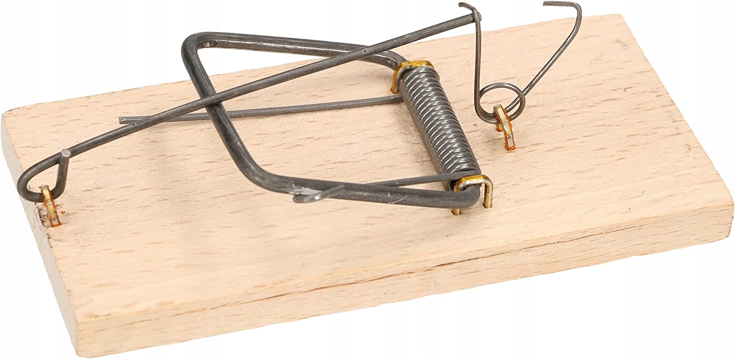 10X MYSZOŁAPKA DREWNIANA ŁAPKA PUŁAPKA NA MYSZY ŻYWOŁAPKA CHWYTACZ Marka Kotarbau