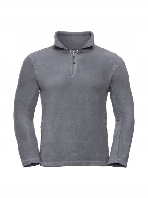 Pánský fleece s krátkým zipem Outdoor Russell Convoy Grey Xs