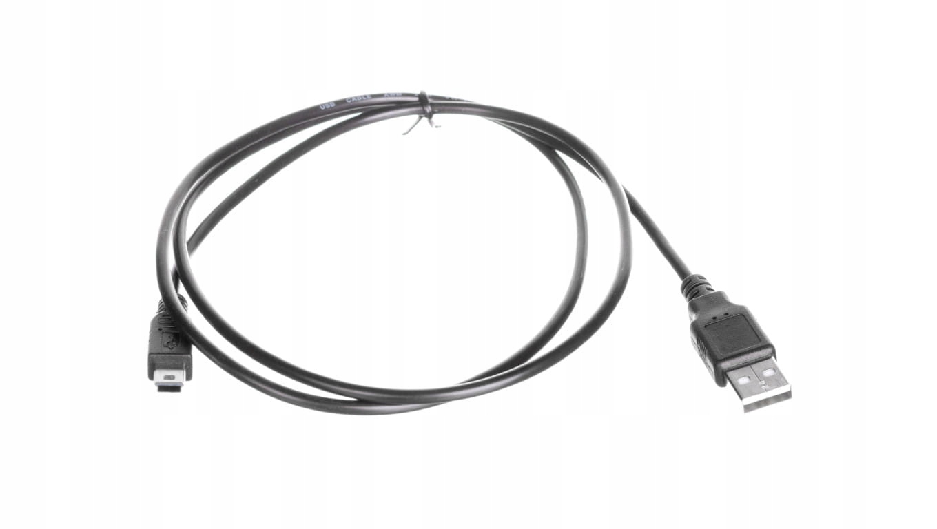 Kabel USB-Mini-B Digitus AK-300130-018-S 1,8 m czarny