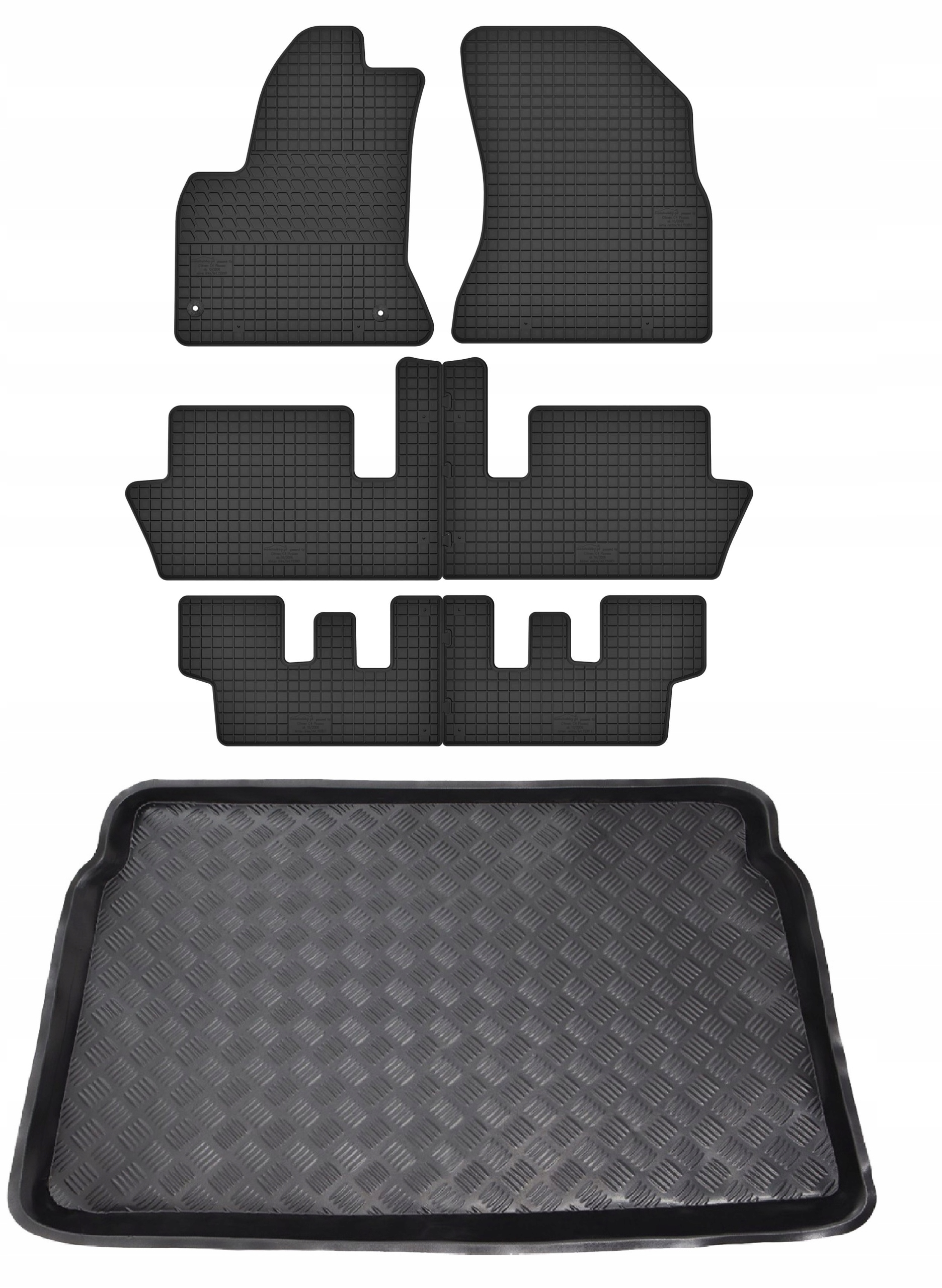 Koberce rohož batožinového priestoru: Citroen C4 Picasso I 7os