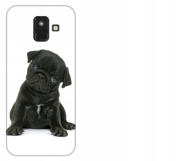 

Etui pokrowiec Samsung Galaxy A6 2018 Pies mops sz
