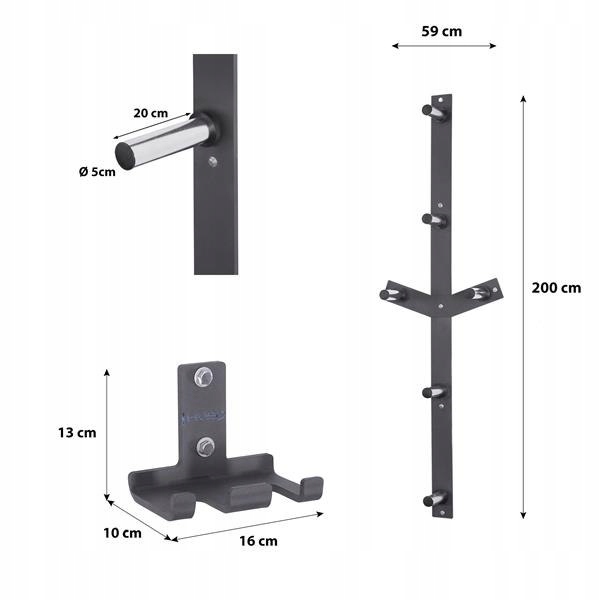 WIESZAKI ŚCIENNE NA OBCIĄŻENIA GRYFY UCHWYTY HMS Model STR28+STR29