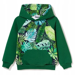 TuSzyte Bluza z kapturem chłopięca, bawełna, Pl R.116/122