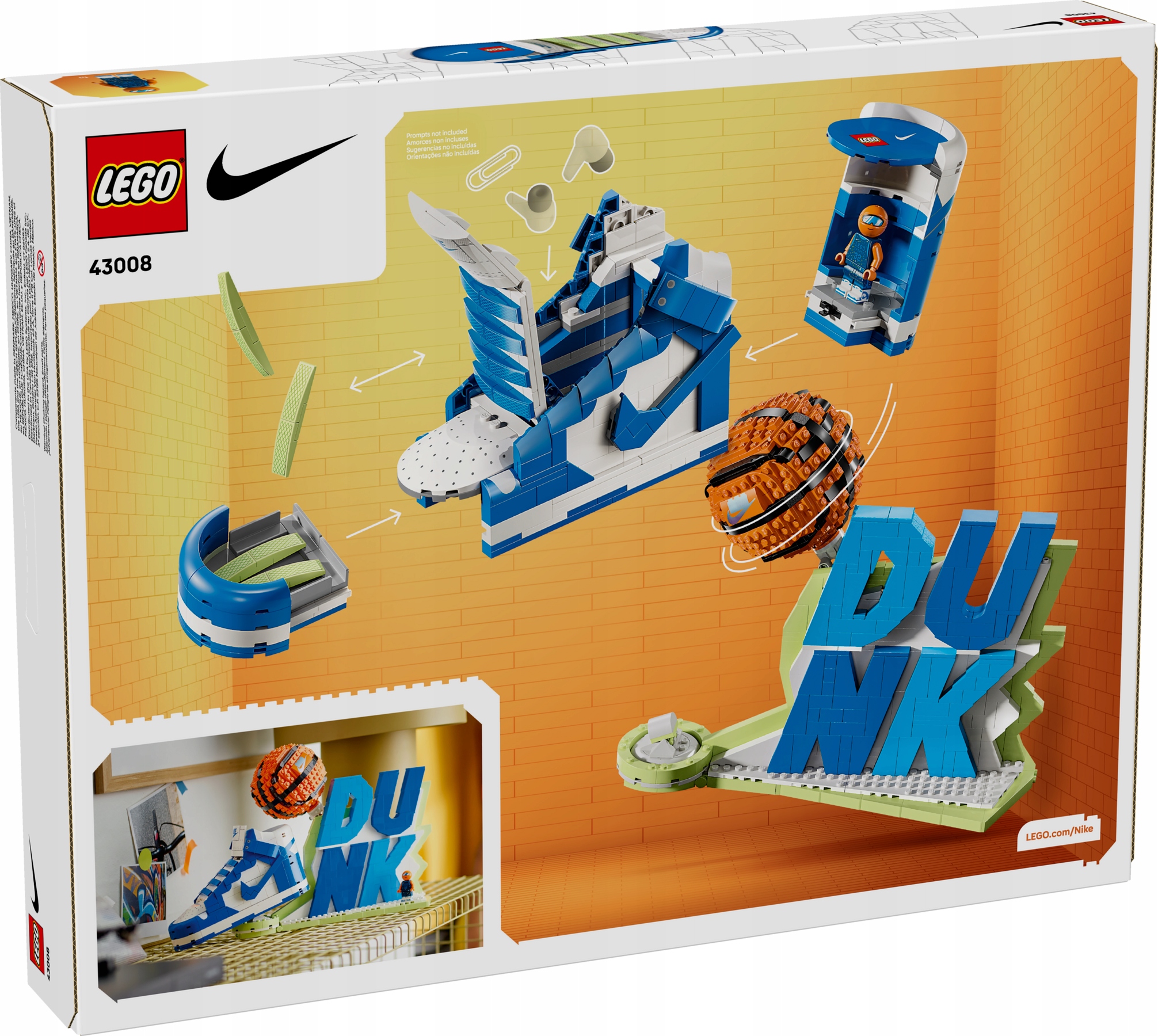 Stavebnice Lego Nike Dunk 1180 dílků pro děti od 10 let