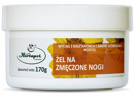 

Żel z kasztanowcem, arniką, mentolem 170g Herbapol
