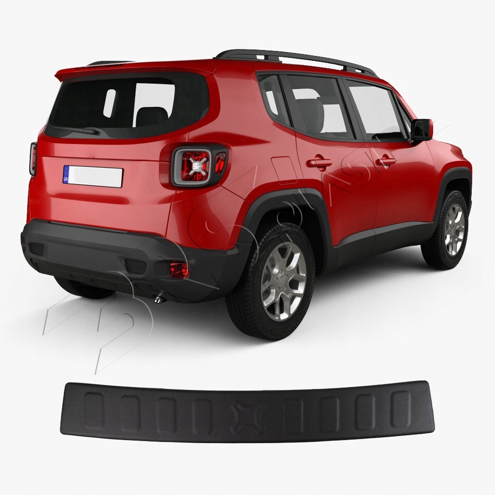 Jeep Renegade 2014> Suv Lišta čierna Abs Nárazníková krytka s ohybom Ty