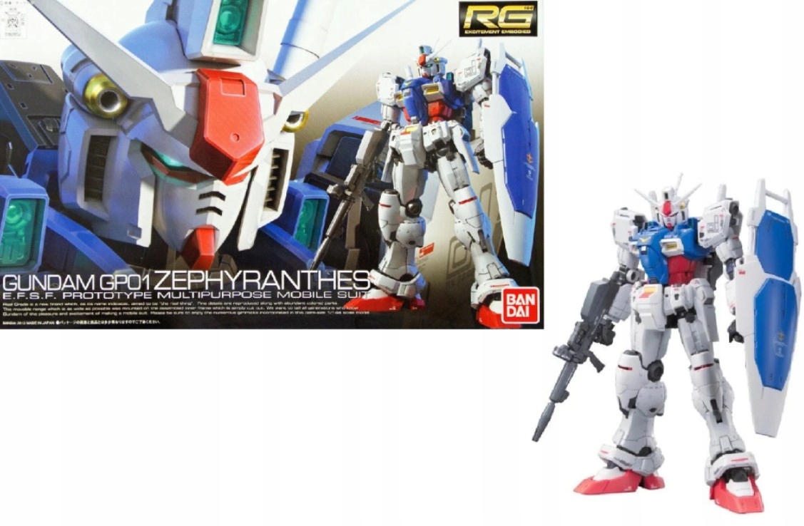 Gundam Rg 1/144 GP01 Zephyranthes Model Kit