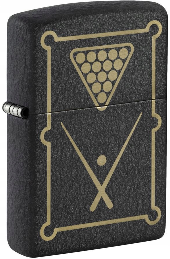 Wro zapalniczka Zippo 48672 Billards Design Black Crackle