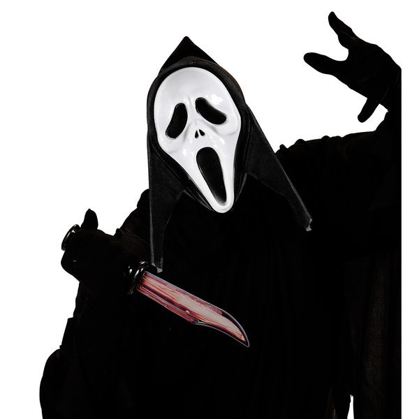 MASKA NA TWARZ NA HALLOWEEN KRZYK Z FILMU DUCH STRASZNA POTWÓR HORROR Typ maska