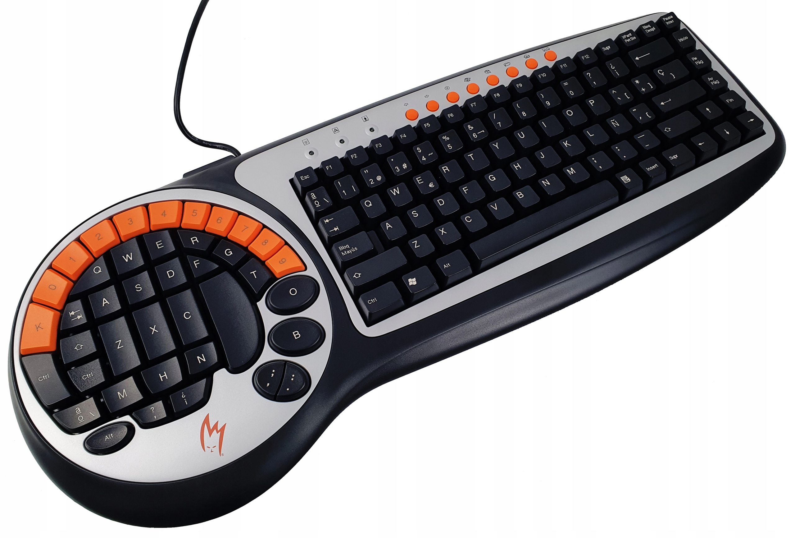

Klawiatura Gamingowa Zykon K2 Qwerty Hiszpańskie