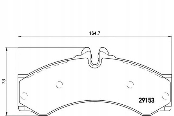 Brembo Brzdové Destičky Mercedes Sprinter 408-414
