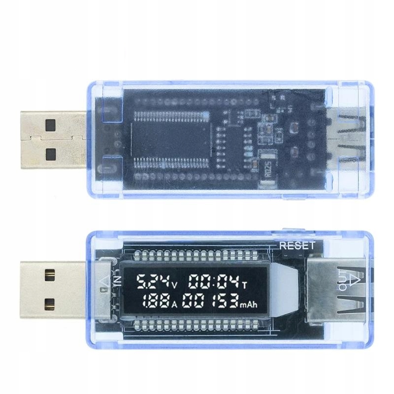 

Tester Usb V20 3A woltomierz amperomierz miernik
