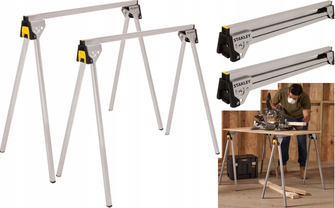 

Stanley 81-337 Kobyłki Składane Stojaki 455kg 2szt