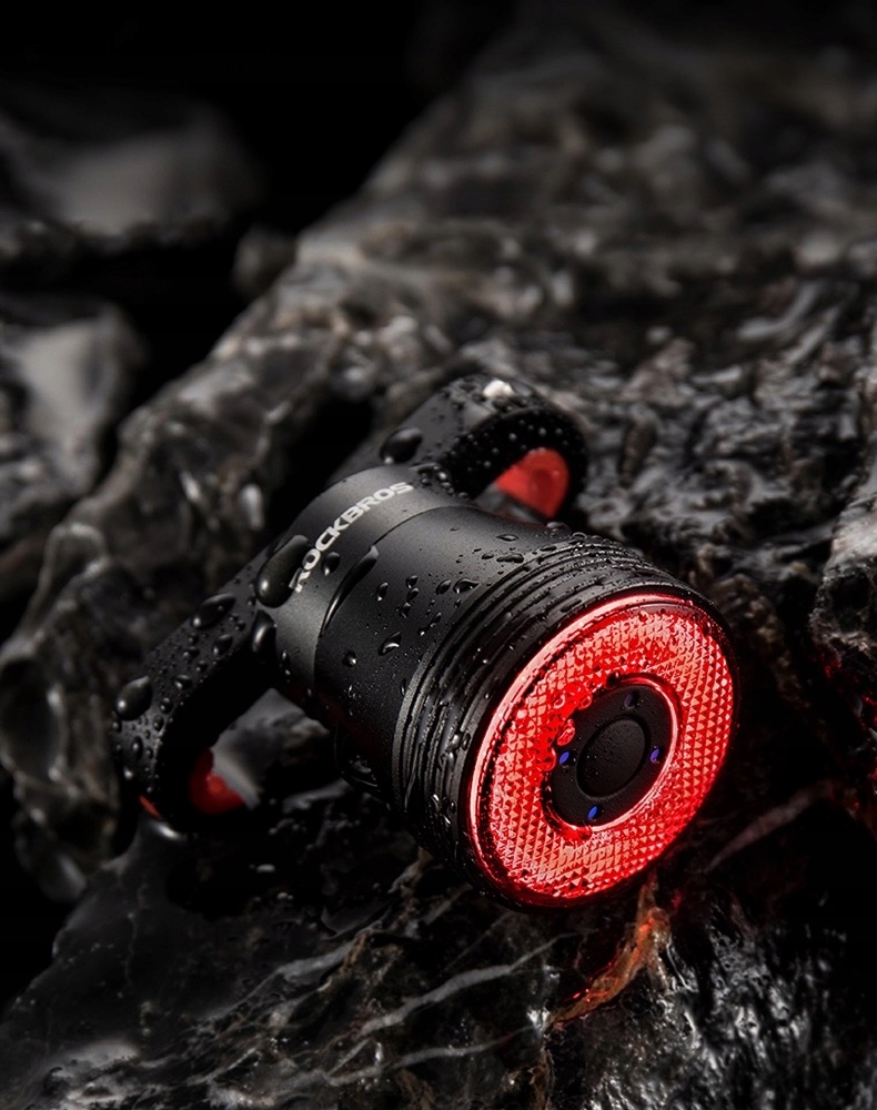 Tylna lampka rowerowa ROCKBROS Q5 USB-C LED 60 LM Smart ŚWIATŁO STOP IPX6 Liczba trybów świecenia 4