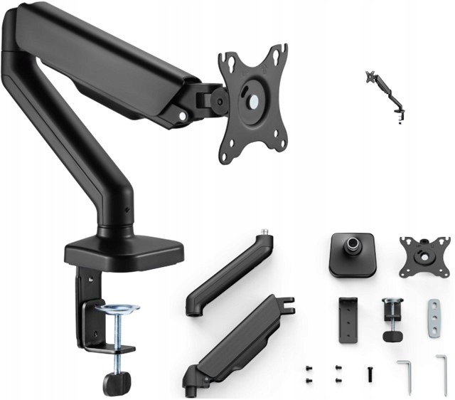 Nastavitelný držák háku stojan na rameno monitoru k psacímu stolu pro monitor Lg 24M38D