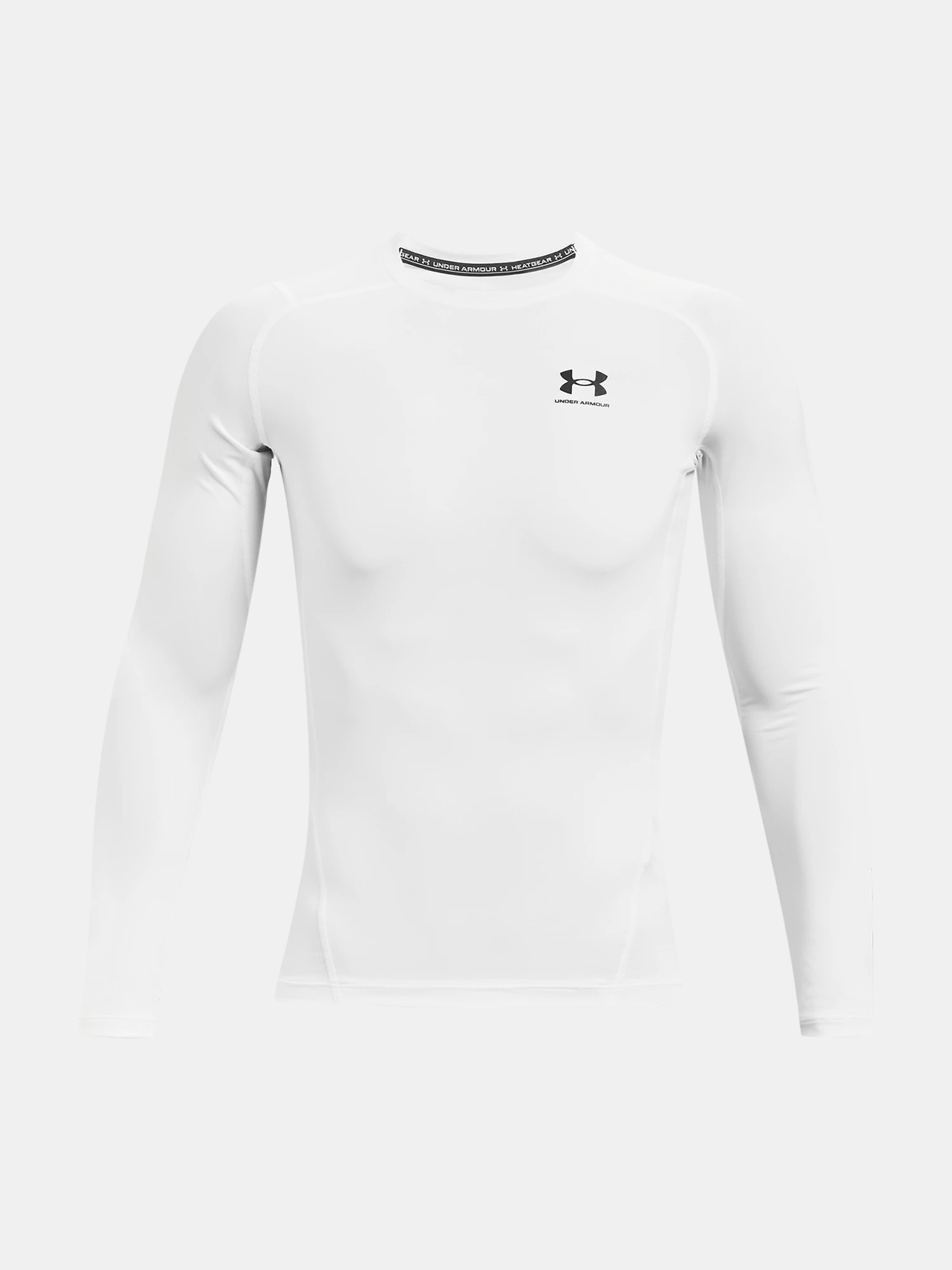 Pánské kompresní triko Under Armour Hg Armour Comp Ls bílé 1361524-100