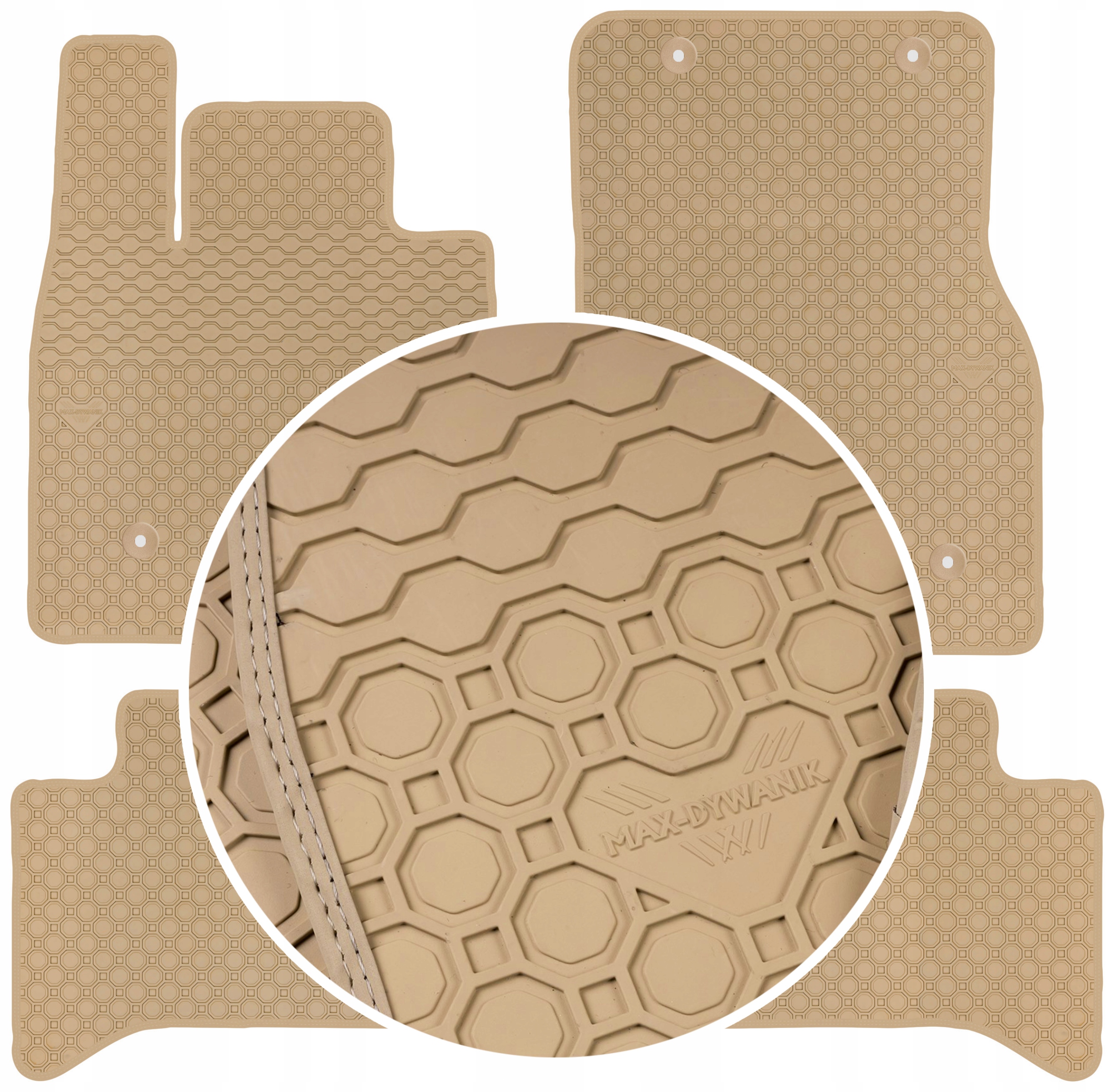 Alfa Romeo Stelvio 2016 Béžové koberčeky