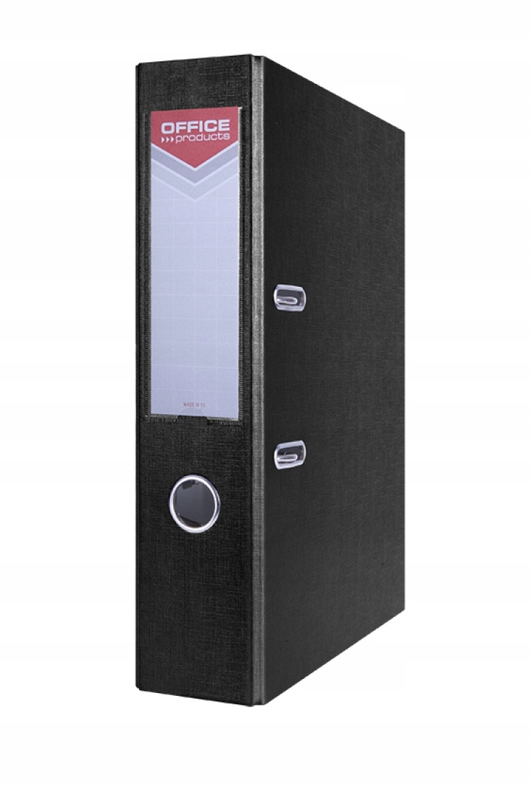 Segregator Officer A4/75mm z DŹWIGNIĄ czarny FV