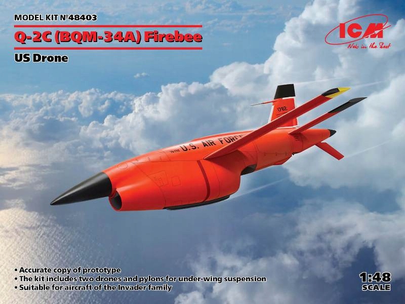 BQM-34А (Q-2C) Firebee Us Drone 2 ks 1:48