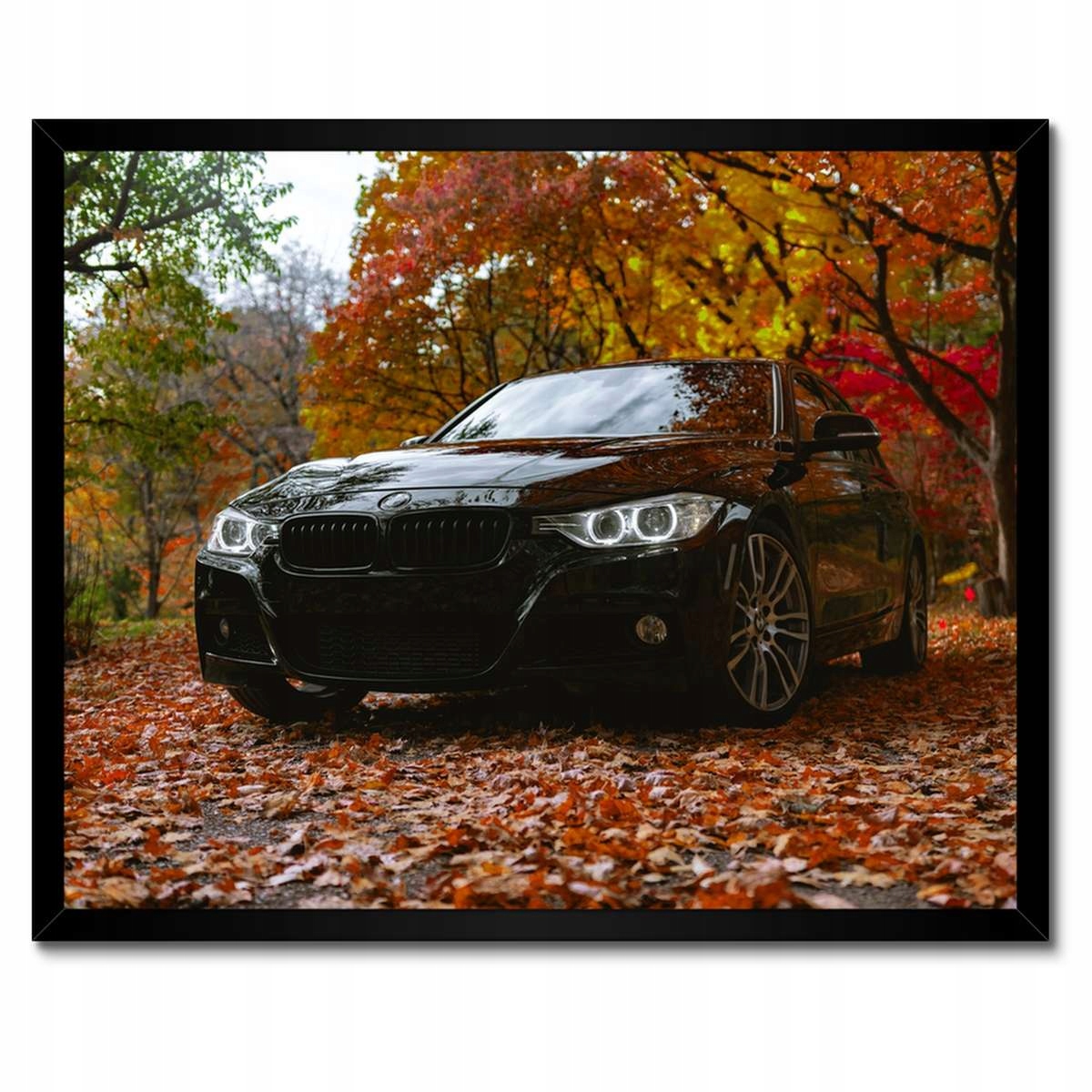 Plakáty v rámu 50x40 Černé Bmw Podzim