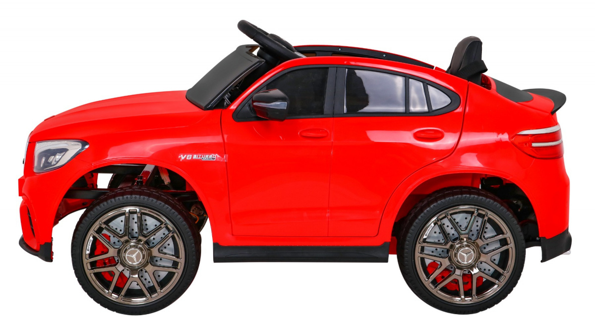 Auto na Akumulator Mercedes Glc 63S Koła Eva Usb Czerwony