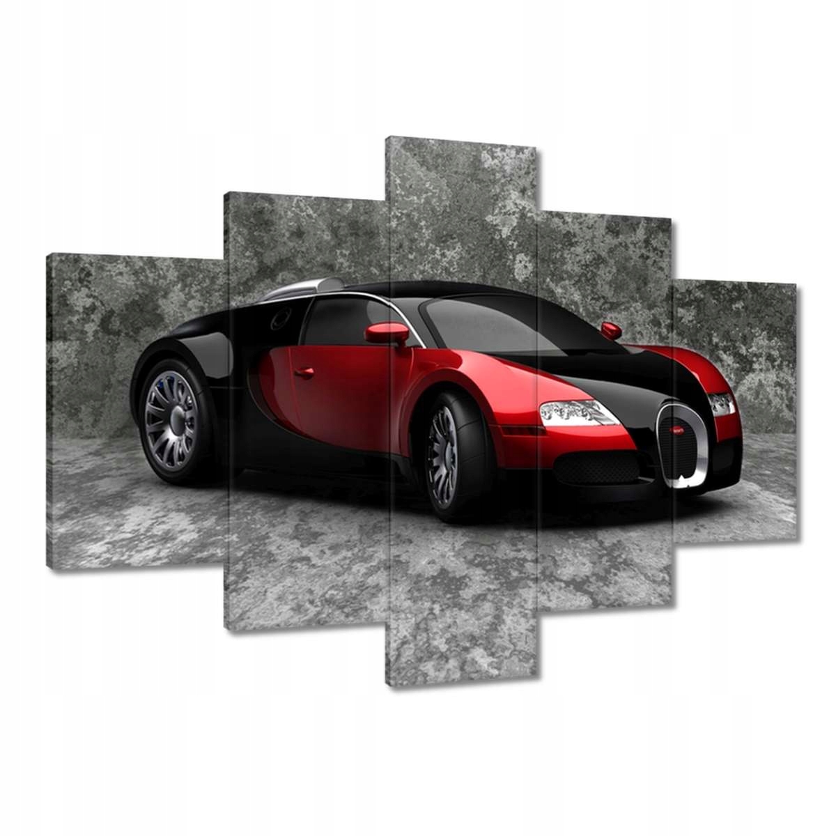 Obrazy 150x105 Bugatti Veyron Červená