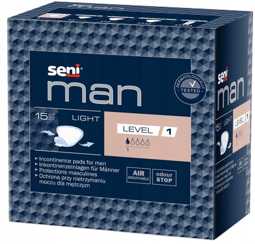 

Wkładki urologiczne męskie Seni Man Light Level 1