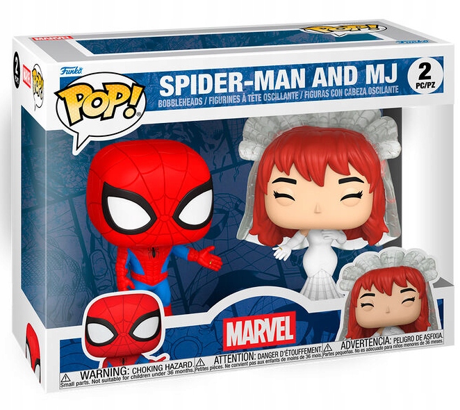 Funko Pop! 2Pack Marvel Spiderman and Mj