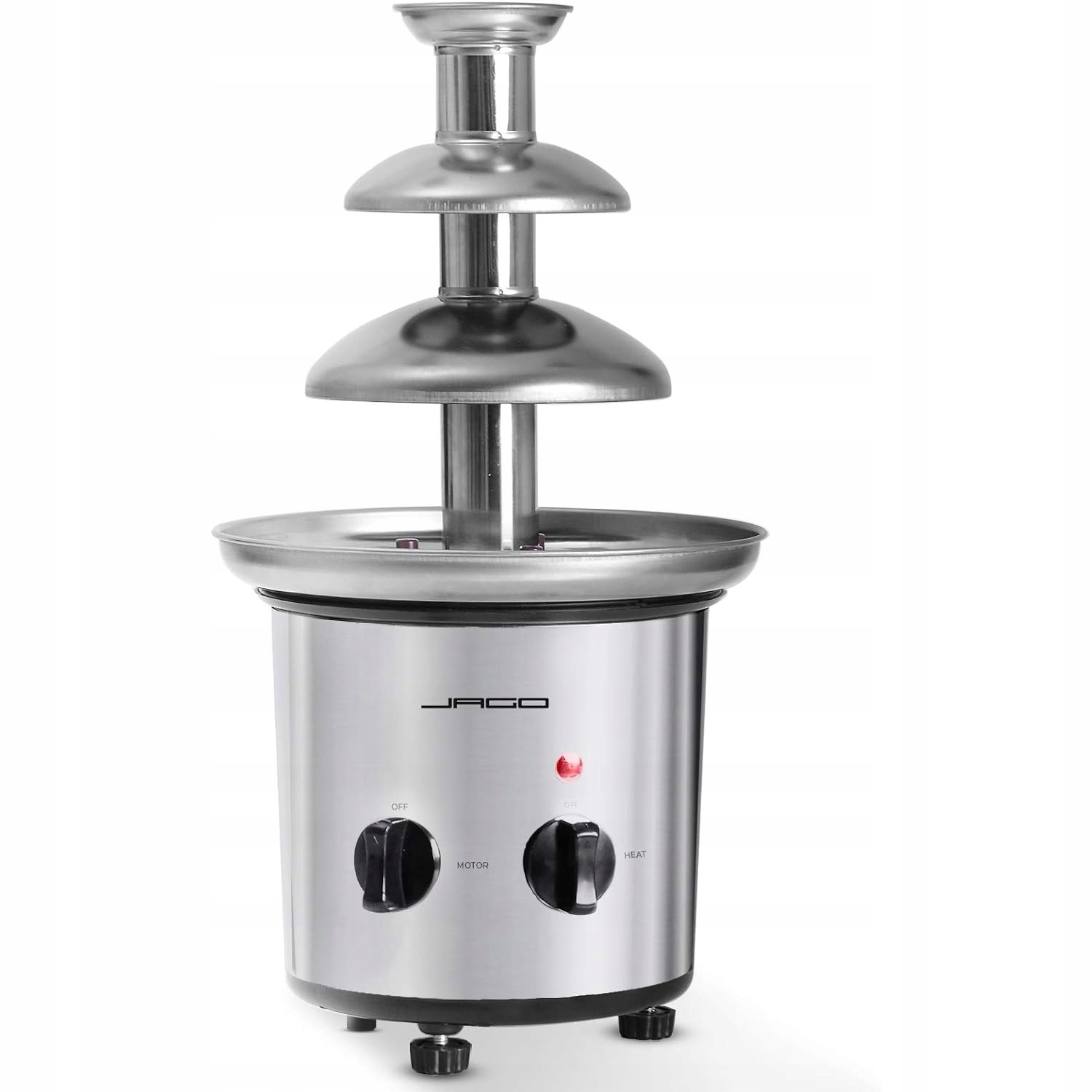 Srebrna Fontanna Do Czekolady 275W 3 Poziomy Founde