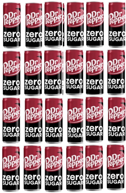 24x 330ml Dr Pepper Zero napój cola w puszce Zgrzewka