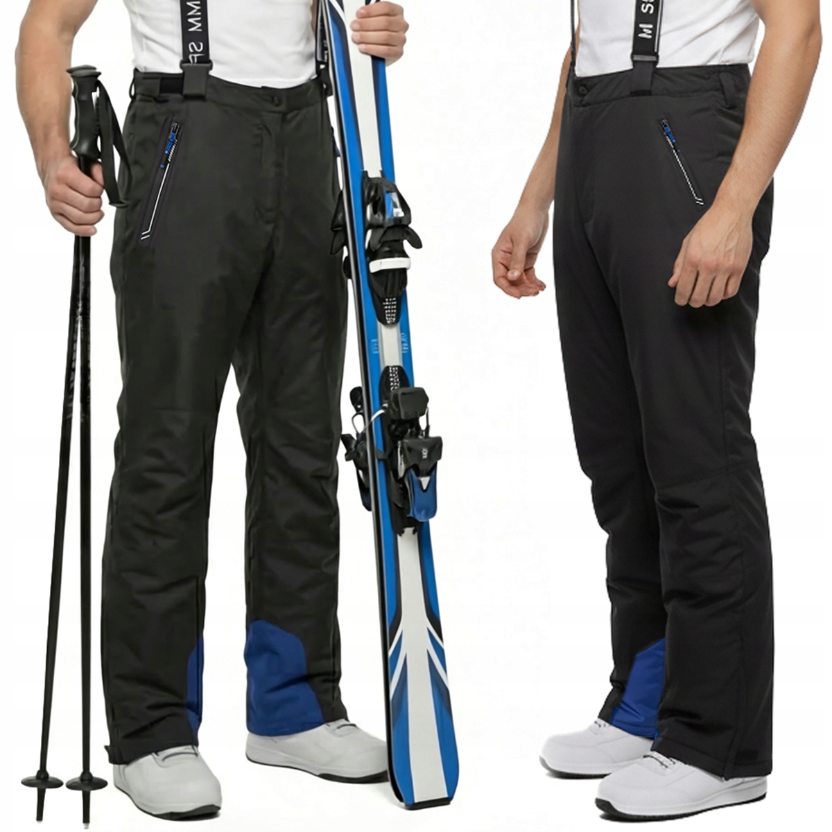 Pánské Zimní Lyžařské Kalhoty Sport Fit Na Sjezdovku Membrána 10.000 4XL