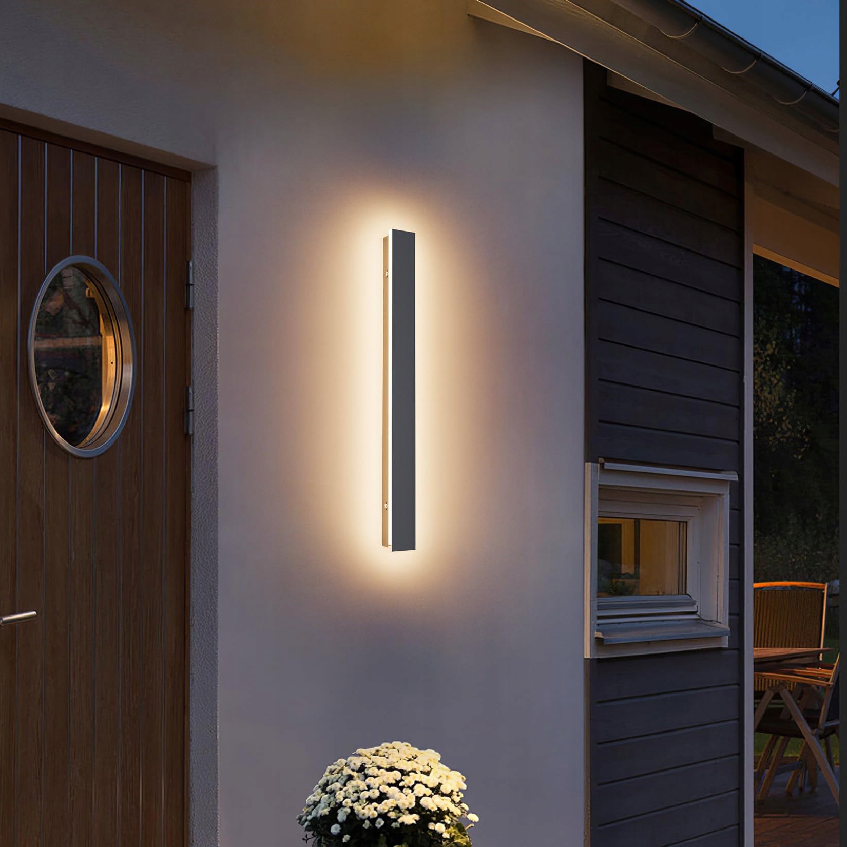 Led lampa 20W venkovní fasádní zahradní nástěnné svítidlo 3300K Cieply 60 cm