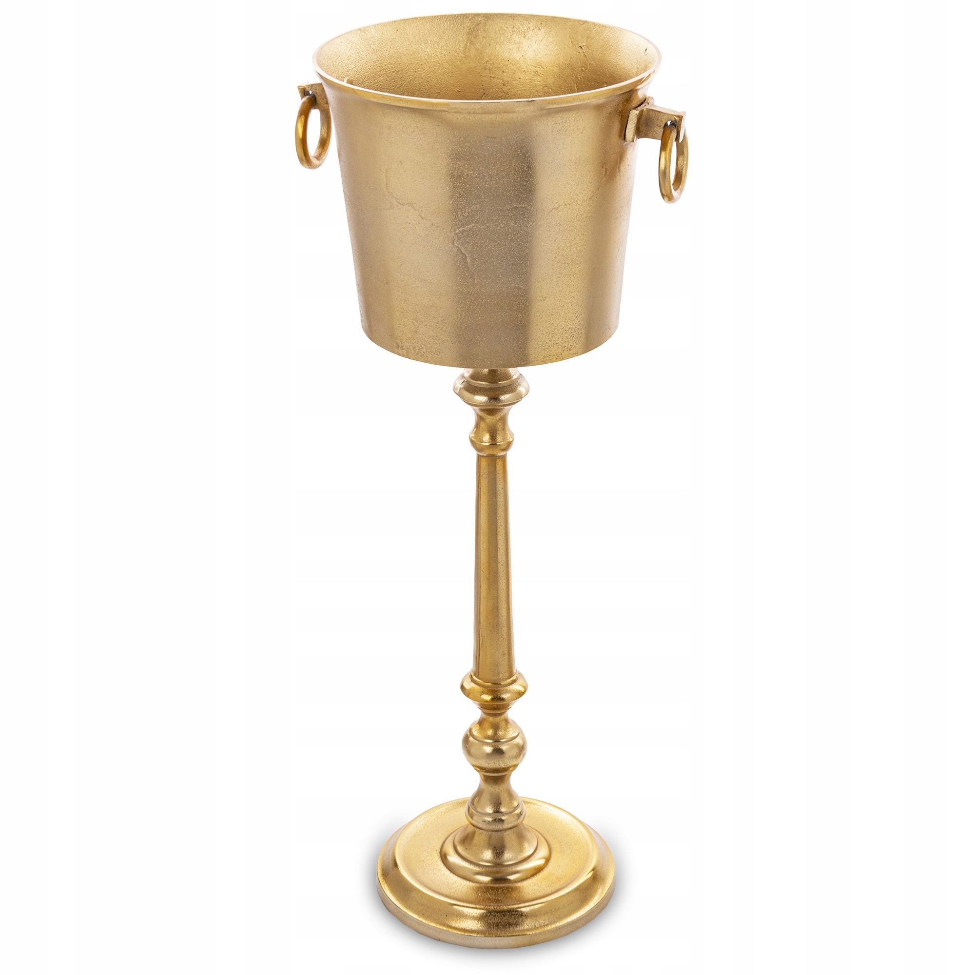 Wysoki Cooler złoty do lodu szampana pojemnik na lód