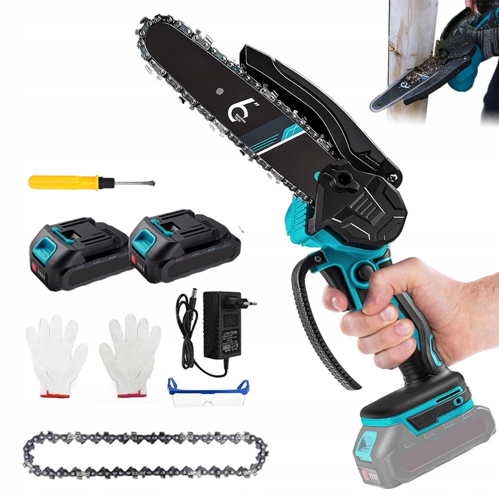 Aku Řetězová Pila Pro Zahradní Stromy A Nůžky Praktická
