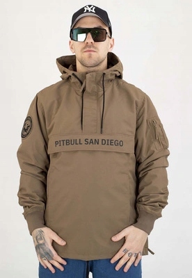 Přechodová bunda Pit Bull Meandro Kangaroo tmavě hnědá