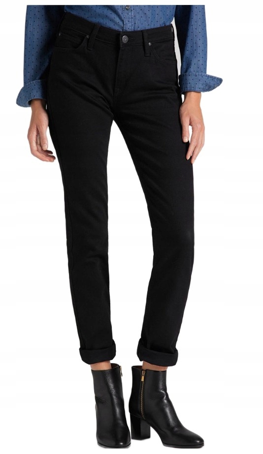 Lee Elly Black Rinse L305PC47 Džíny vel. 25/33