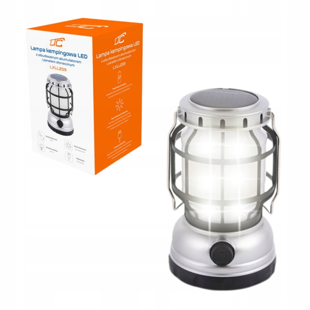 Lampka kempingowa turystyczna Led 8W Usb Płomień