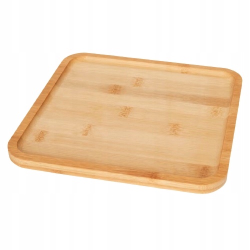 TALERZ TACA PATERA BAMBUSOWA BAMBUS KWADRAT 24x24