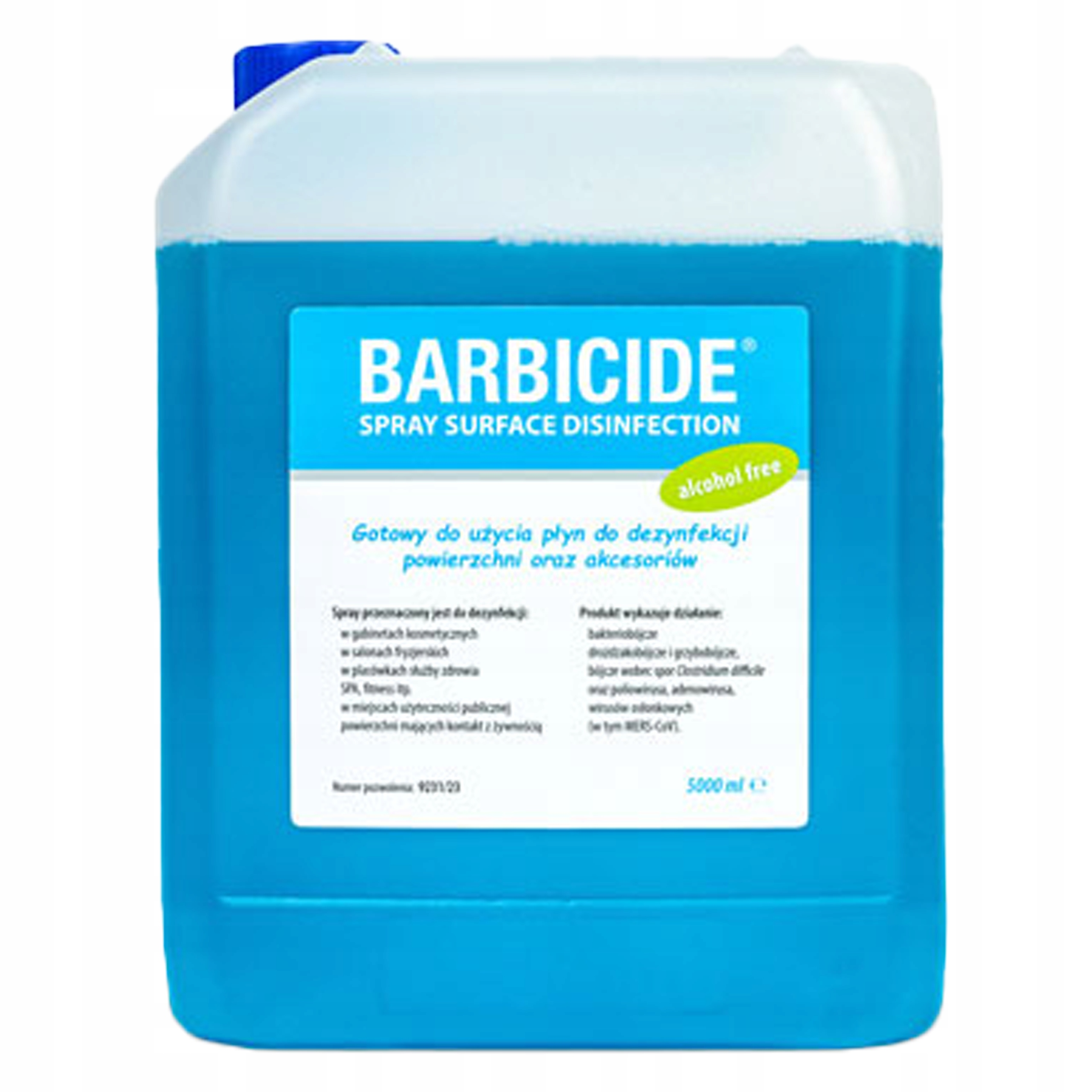 Barbicide Spray do Dezynfekcji Narzędzi 5L