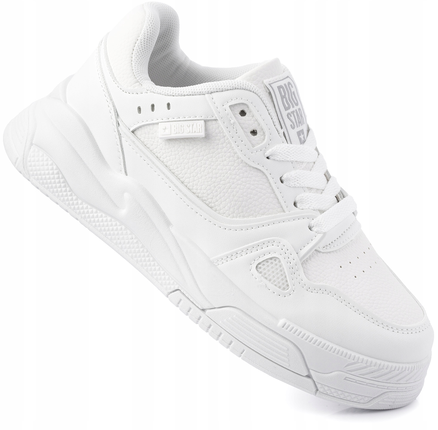 Big Star Damskie Sneakersy Buty Sportowe Białe Ekoskóra r. 39