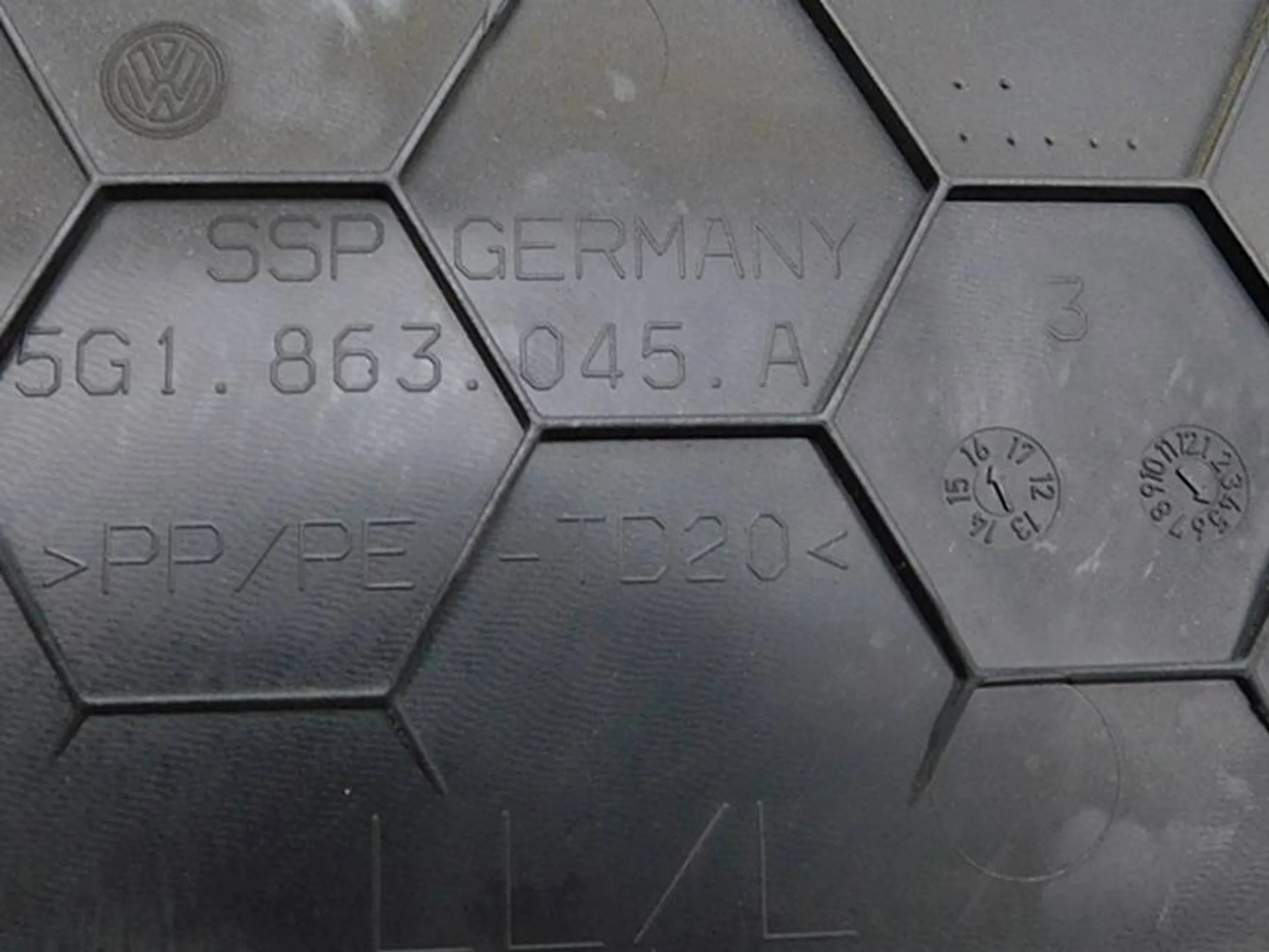 тунель середина консоль vw GOLF VII 5G